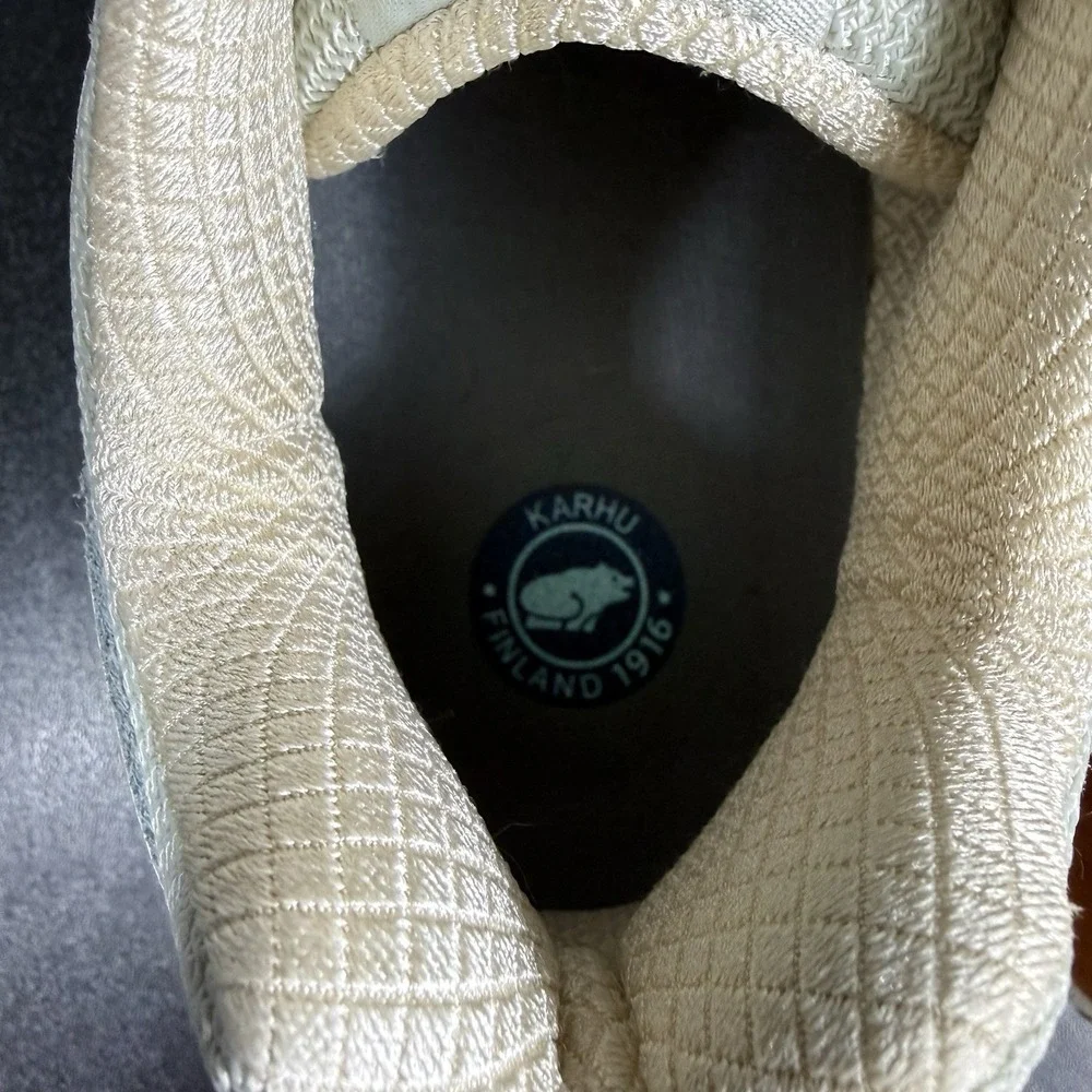 Karhu Fusion 2.0 Men's Size 8 Shoes Nugget‎ Lagoon Brown Green Unisex Sneakers - Picture 15 of 16